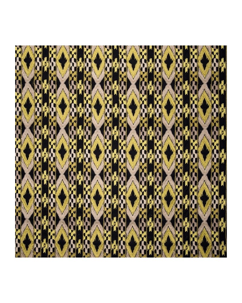 Fabric GDT-5403-004 Queen Negro Amarillo GASTON Y DANIELA