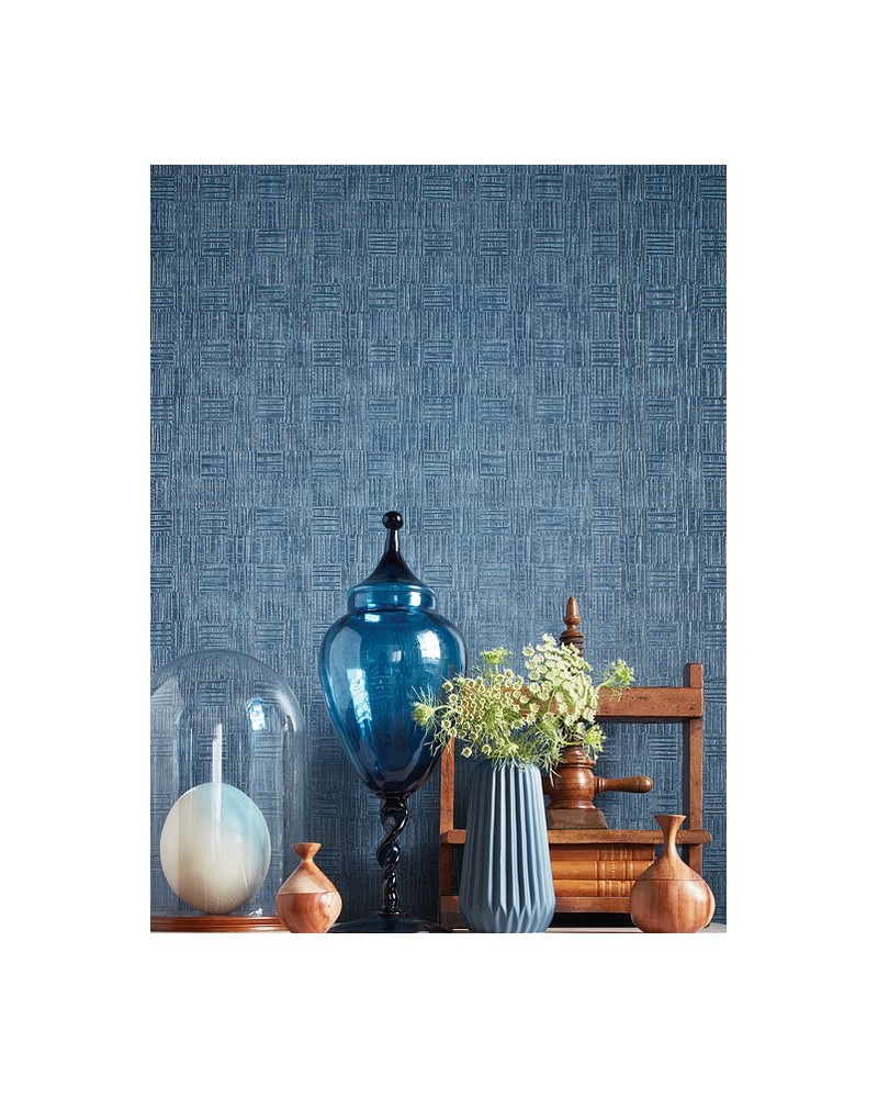 Wallpaper T75083 TUNICA BASKET - THIBAUT