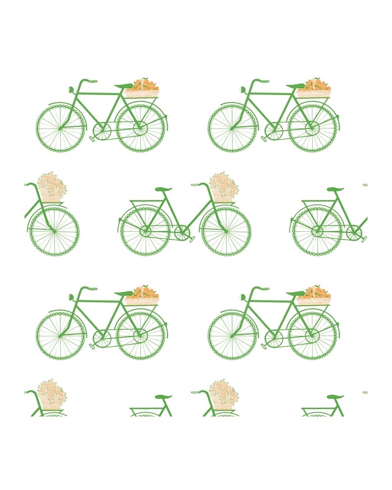 Wallpaper GDW-5435-002 Bicicletas Verde - GASTON Y DANIELA