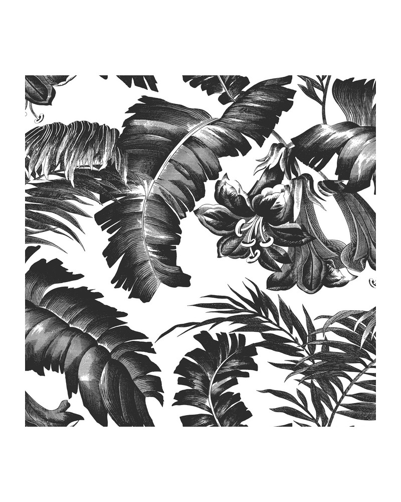 Papel de parede GDW-5449-005 Plantation Negro - GASTON Y DANIELA