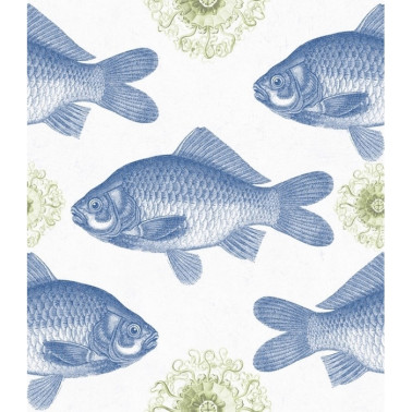 Papel Pintado FISH BLUE WP20009 - MIND THE GAP