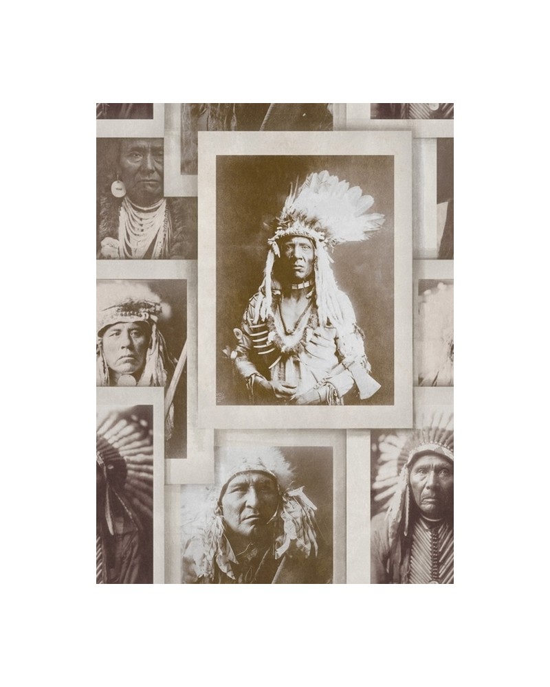 Papel Pintado INDIAN CHIEFS SEPIA WP20071 - MIND THE GAP