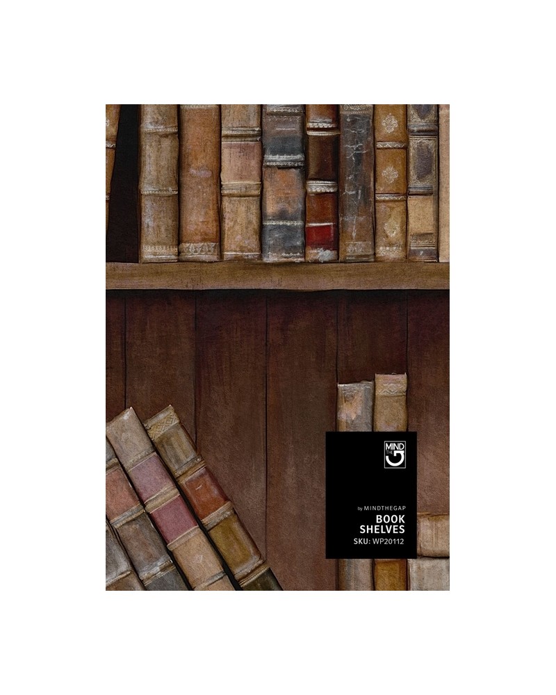 Carta da Parati BOOK SHELVES WP20112 - MIND THE GAP