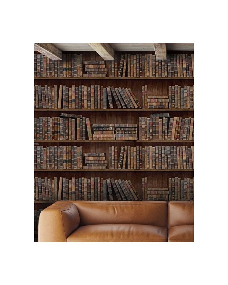 Wallpaper BOOK SHELVES WP20112 - MIND THE GAP