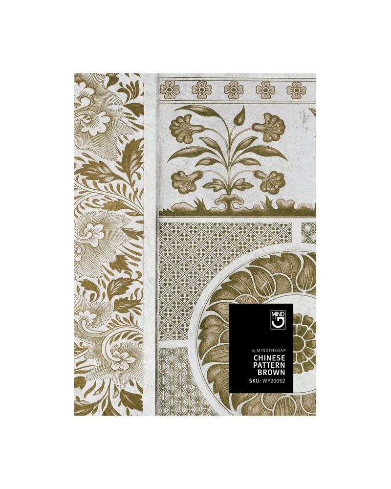 Papel Pintado CHINESE PATTERNS BROWN WP20052 - MIND THE GAP