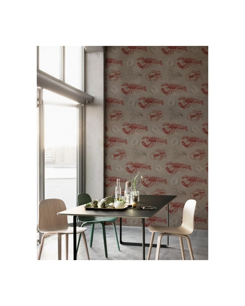 Papel Pintado LOBSTER TAUPE WP20013 - MIND THE GAP