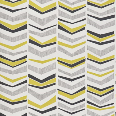 Papier peint MISP1107 CHEVRON MUSTARD FLOWER - MISSPRINT