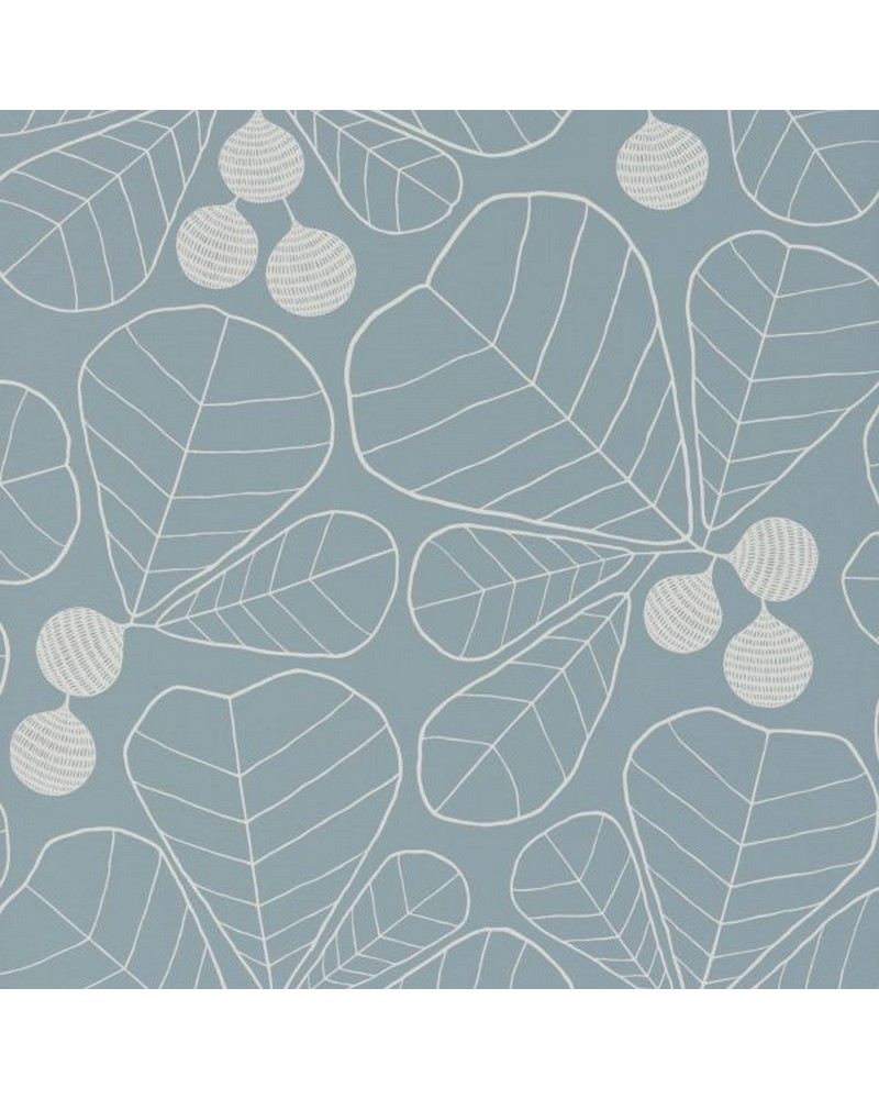 Wallpaper MISP1197 GREAT LEAF PRUSSIAN - MISSPRINT