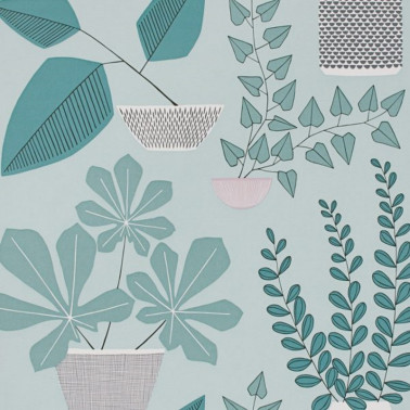 Papel de parede MISP1178 HOUSE PLANTS MARINA - MISSPRINT