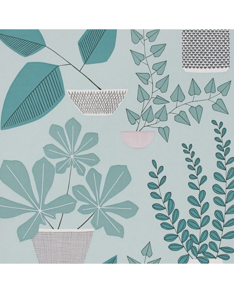 Papel de parede MISP1178 HOUSE PLANTS MARINA - MISSPRINT