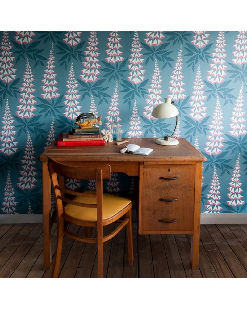 Papel de parede MISP1145 FOXGLOVE JADE - MISSPRINT