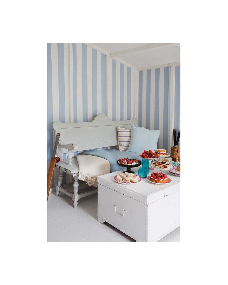 Papier peint 96-4020 GLASTONBURY STRIPE - COLE and SON