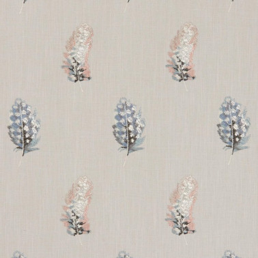 Tecido F1082-01 PLUMIS BLUSH LINEN CLARKE & CLARKE