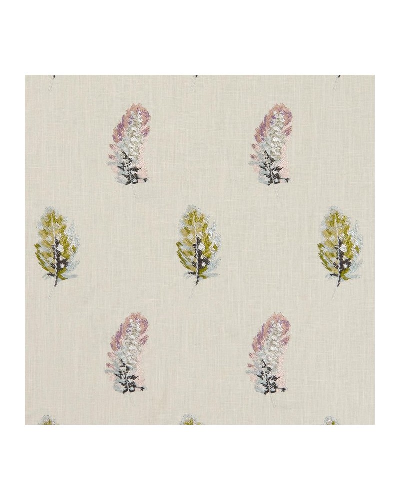 Fabric F1082-04 PLUMIS MULTI GILVER CLARKE & CLARKE