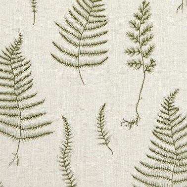 Fabric F1092-03 LORELLE NATURAL FOREST CLARKE & CLARKE