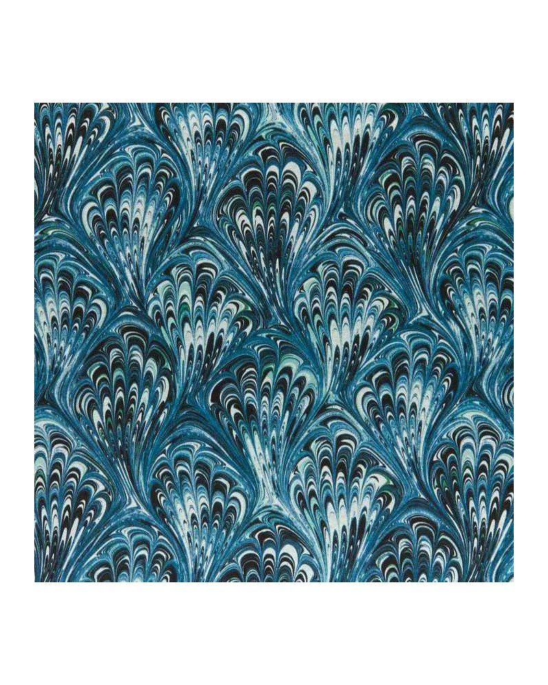 Fabric F1094-04 PAVONE TEAL CLARKE & CLARKE