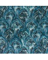 Fabric F1094-04 PAVONE TEAL CLARKE & CLARKE