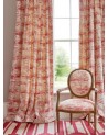 Fabric J924F-01 EDEN Red JANE CHURCHILL