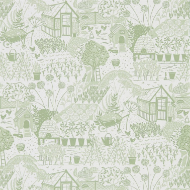 Papel de parede DHPO216351 THE ALLOTMENT - Sanderson