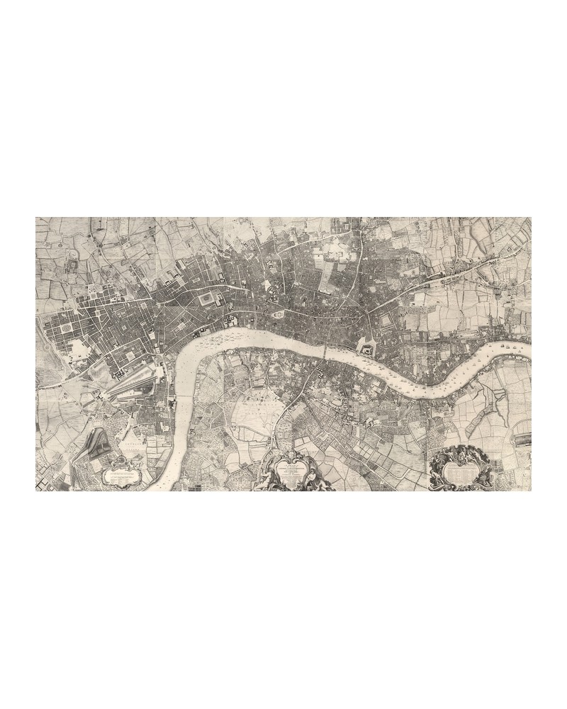 Papier peint NO 5 - Maps R13781 - REBEL WALLS