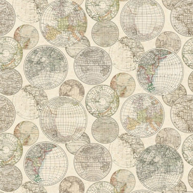 Papel de parede NO 5 - Maps R13881 - REBEL WALLS