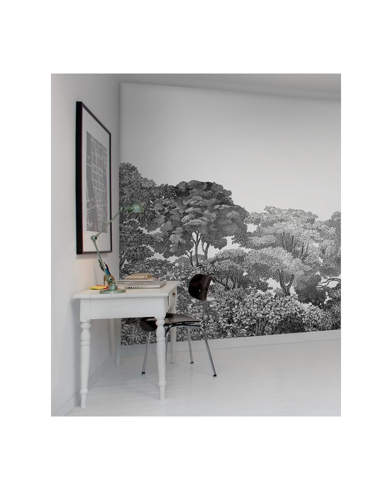 Papel de parede R13053-8 BELLEWOOD BLACK TOILE - REBEL WALLS