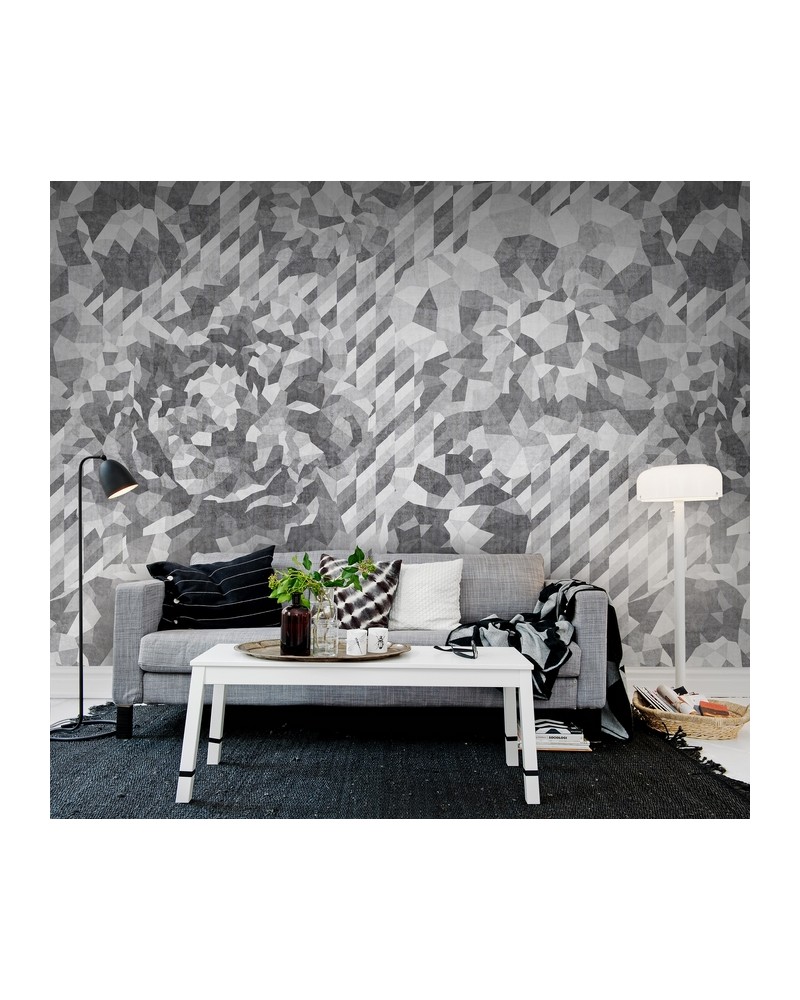 Papel Pintado R13081-8 CONCRETE ROSES - REBEL WALLS