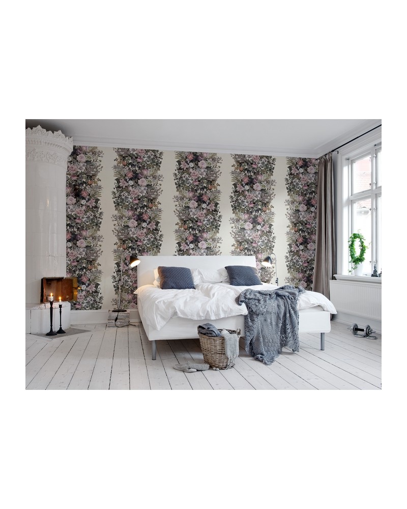 Wallpaper R13132-4 FLOWERBED VINTAGE - REBEL WALLS