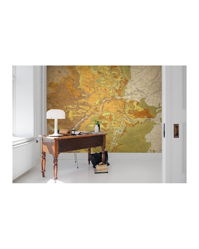 Papier peint NO 5 - Maps R13761 - REBEL WALLS