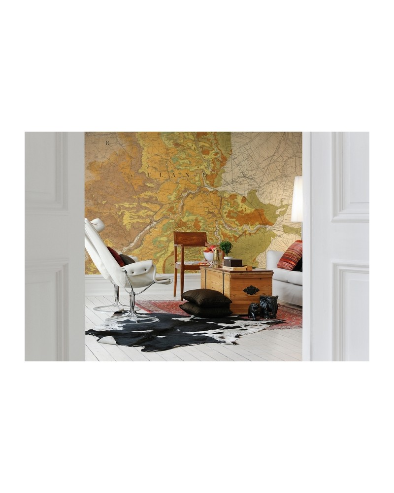 Papier peint NO 5 - Maps R13761 - REBEL WALLS