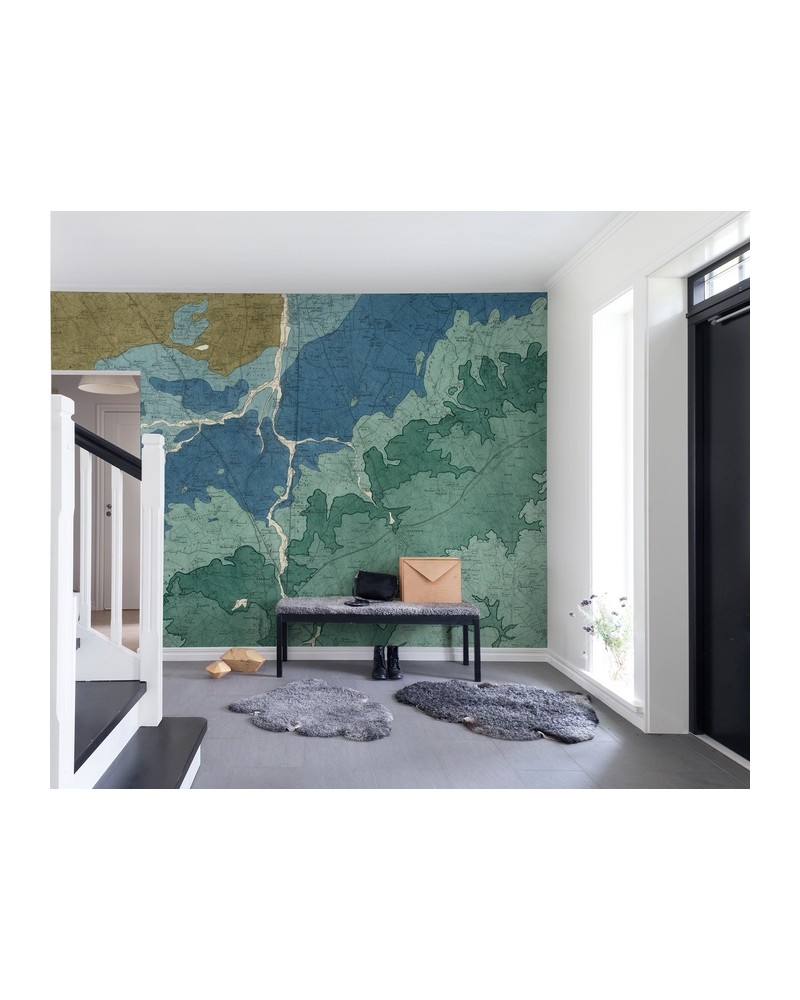 Papier peint NO 5 - Maps R13751 - REBEL WALLS