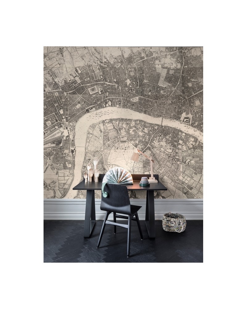 Papier peint NO 5 - Maps R13781 - REBEL WALLS