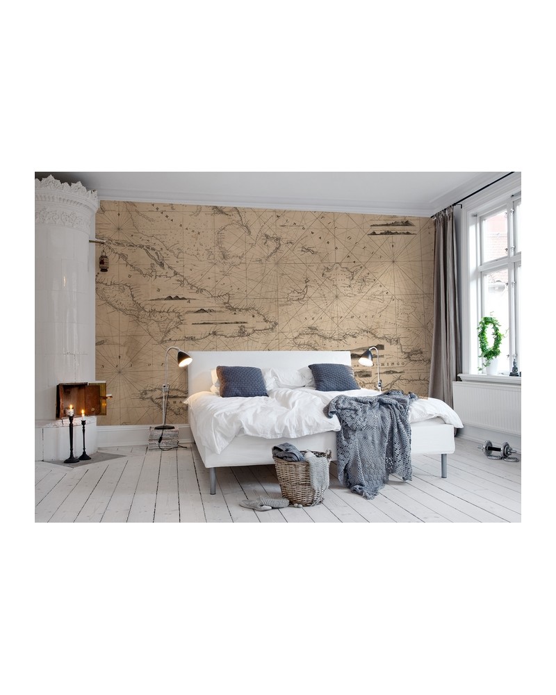 Papel de parede NO 5 - Maps R13791 - REBEL WALLS