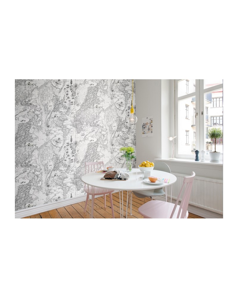 Papel de parede NO 5 - Maps R13863 - REBEL WALLS