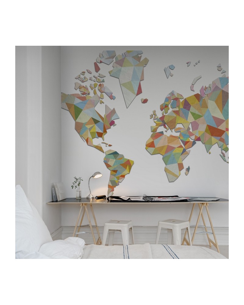 Papier peint NO 5 - Maps R13891 - REBEL WALLS