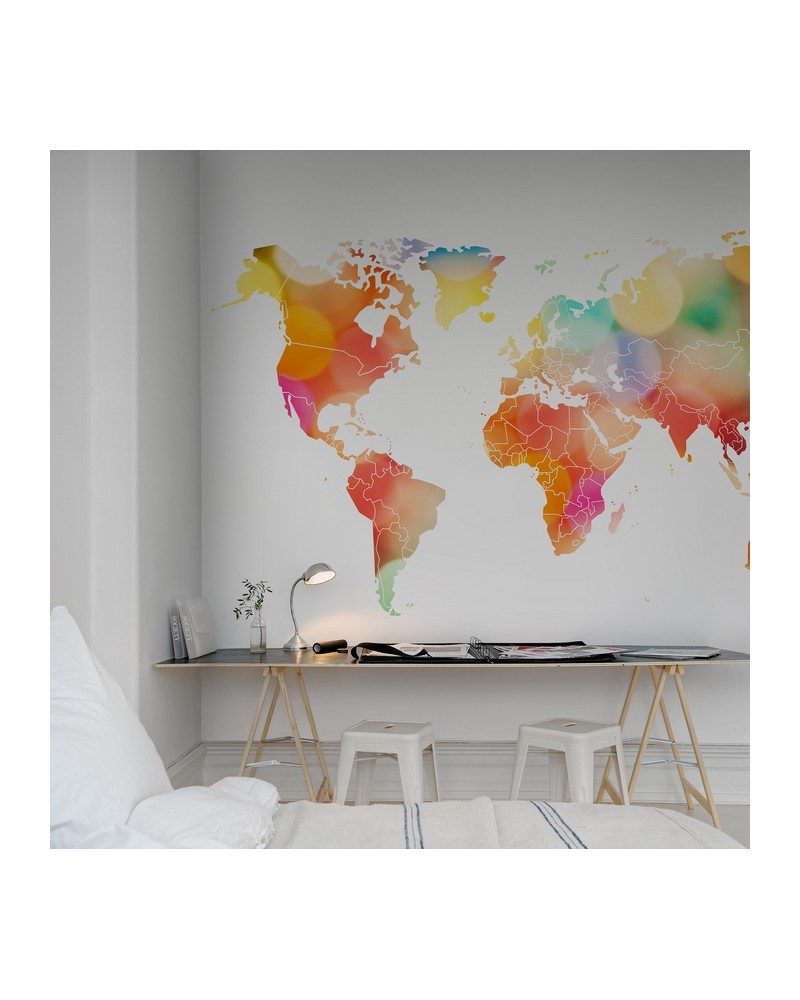 Papier peint NO 5 - Maps R13922 - REBEL WALLS