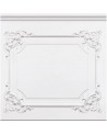 Wallpaper 8888-301 BOISERIES-LOUIS-XV-BLANC-GRISE - KOZIEL