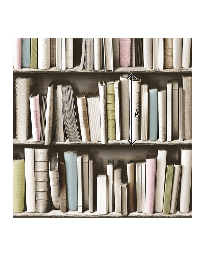 Wallpaper 8888-560 BIBLIOTHEQUE-VINTAGE - KOZIEL