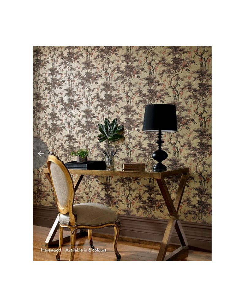 Wallpaper HAREWOOD 1602-100-05 - 1838 WALLCOVERINGS