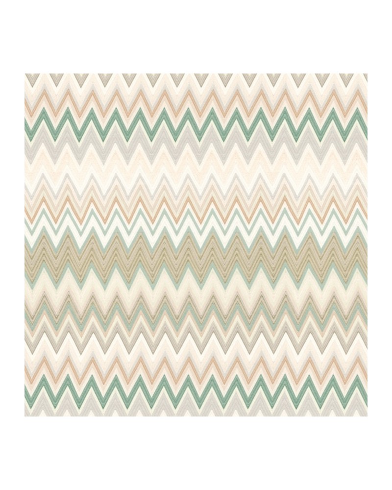 Papier peint ZIG ZAG MULTICOLORE-10065 - MISSONI HOME