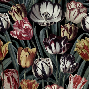 Wallpaper TULIPA Dark WP20177 - MIND THE GAP