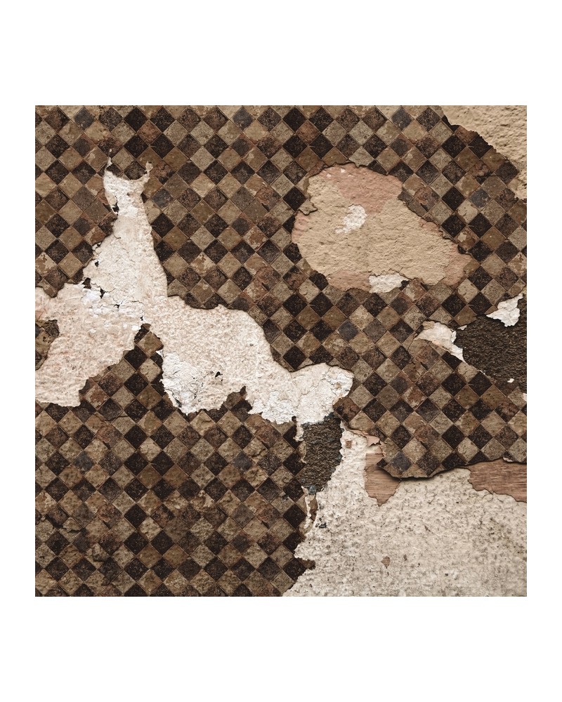 Carta da Parati 6500310 TILES BROKEN WALL BROWN - COORDONNE