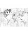 Wallpaper 6500107 NEWSPAPER MAP WHITE - COORDONNE