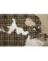 Wallpaper 6500310 TILES BROKEN WALL BROWN - COORDONNE