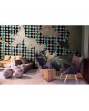 Papier peint 6500311 TILES BROKEN WALL TURQUOISE - COORDONNE