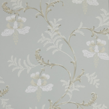 Wallpaper CFW7127-01 BELLFLOWER Old Blue - COLEFAX AND FOWLER