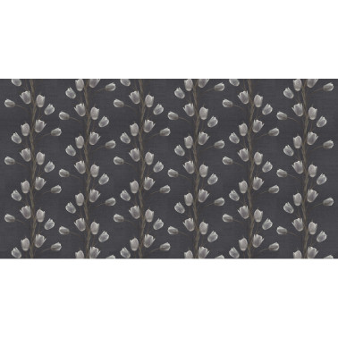 Papel de parede R13061-4 LA VIE EN TULIPE BLACK - REBEL WALLS