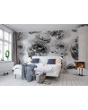 Papel Pintado R13092-8 SUMMER WIND BLACK AND WHITE - REBEL WALLS