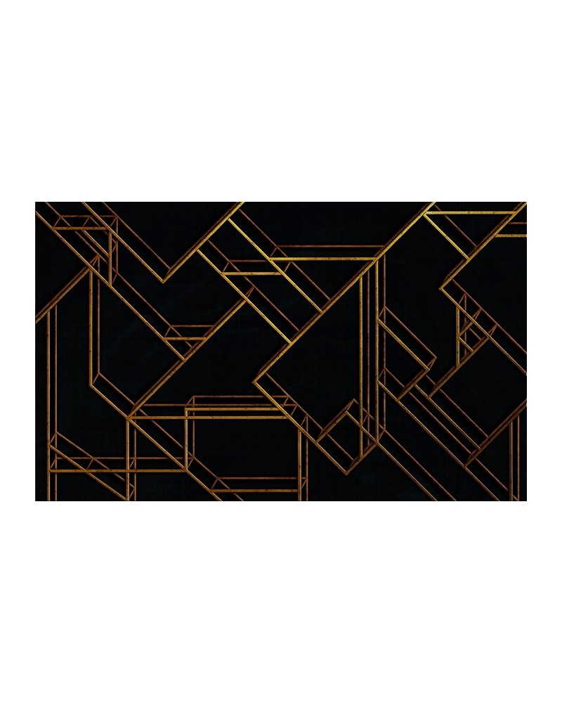 Papel Pintado 6800209 L. GEOMETRIC BLACK - COORDONNE