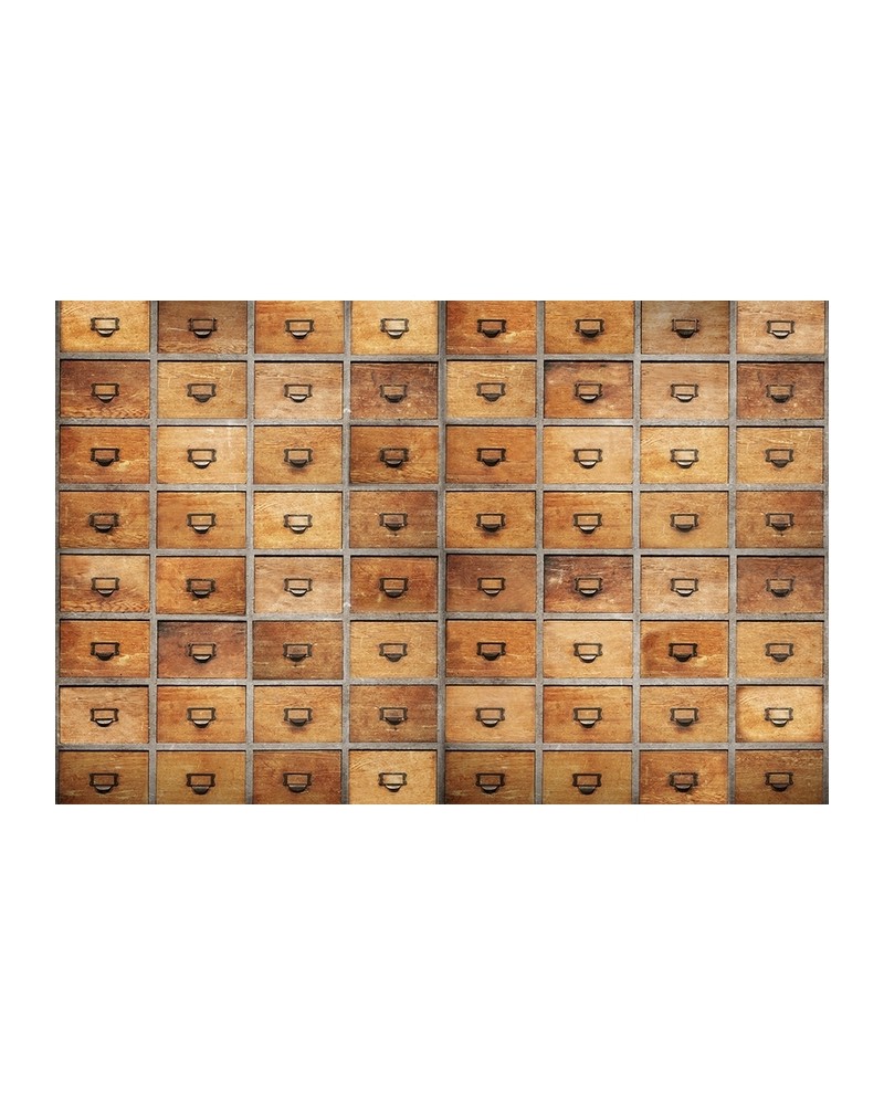 Papier peint 6800508 DRAWERS WOOD - COORDONNE